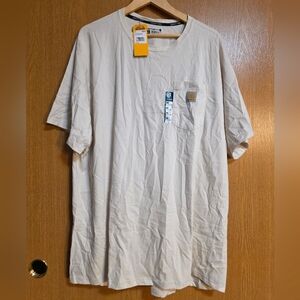 Carhartt Men's Beige Short Sleeve Pocket Tee 2XL